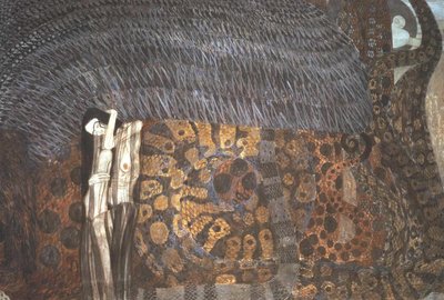 Beethovenfries - Verslindende pijn door Gustav Klimt
